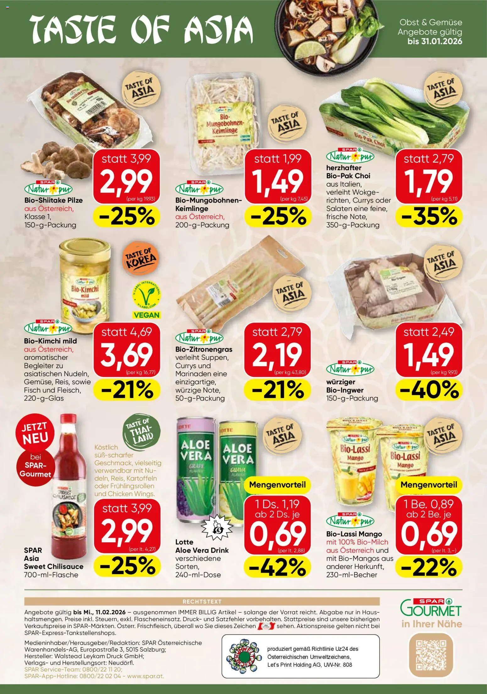 SPAR Gourmet Flugblatt - Burgenland gültig ab 29.01.2026 | Seite: 12 | Produkte: Kartoffeln, Gemüse, Obst, Nudeln