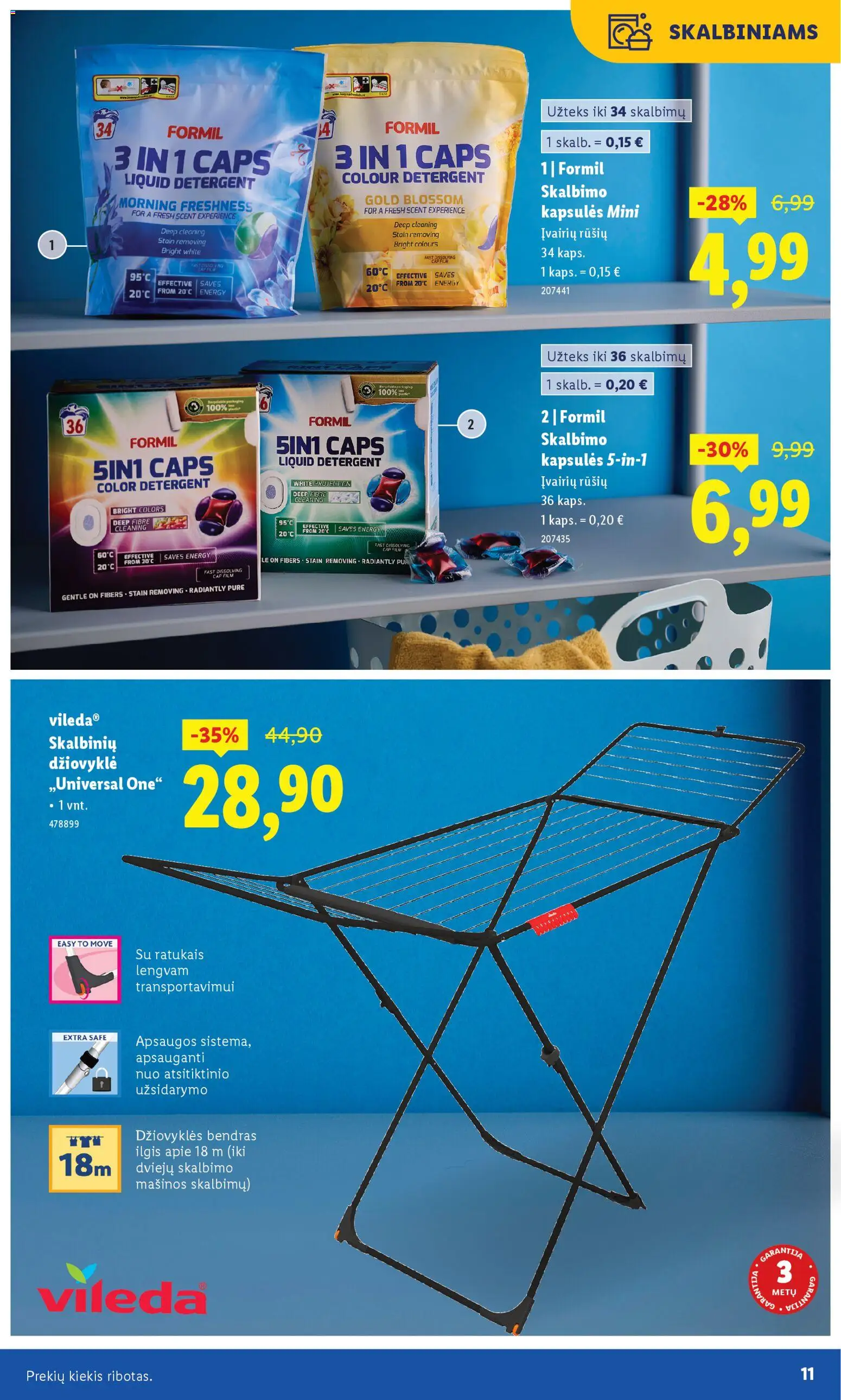 LIDL akcijos nuo 03.11.2025 | Puslapis: 11 | Prekių: Bendras, Džiovyklė