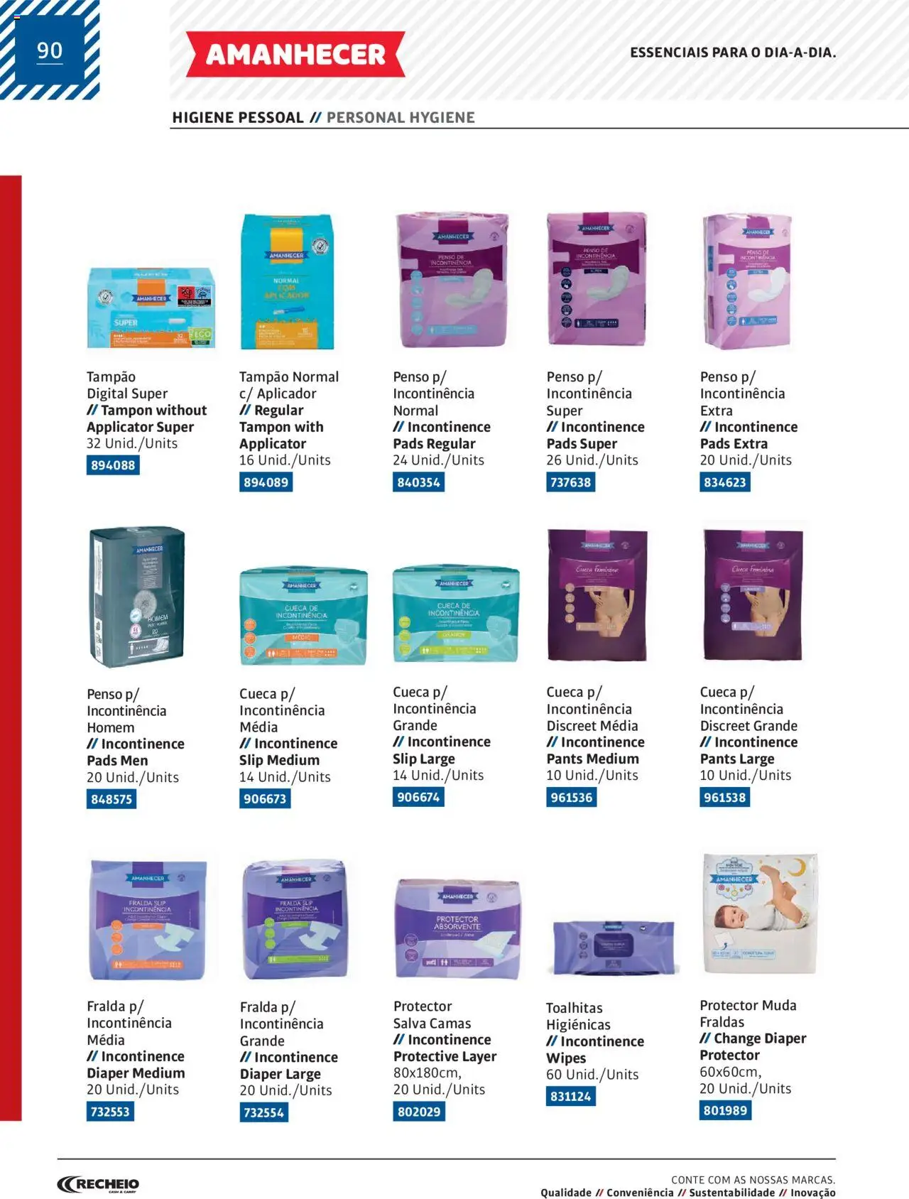 Recheio Amanhecer │ válido de 11.07.2024 | Página: 90 | Produtos: Fraldas