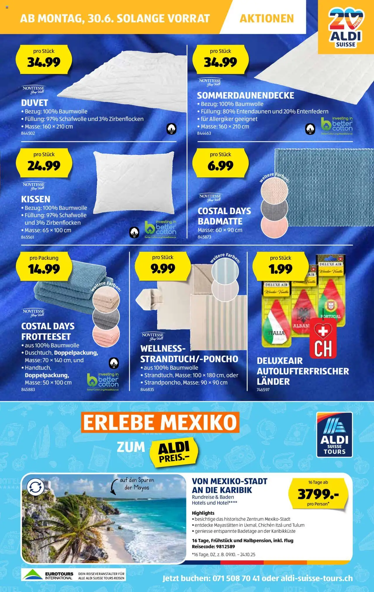 Aldi Aktionen ab 26.06.2025 | Seite: 20 | Produkte: Kissen