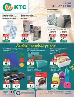 KTC - Katalog igračke i tekstil - Pregled kataloga iz trgovine KTC, vrijedi od 14.01.2026