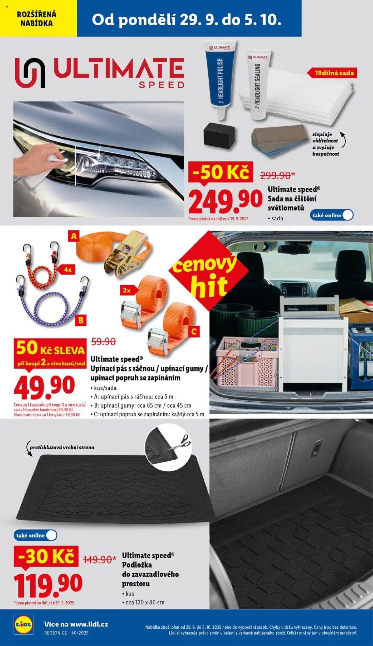Lidl leták - Spotřební zboží od 29.09.2025 | Strana: 8 | Produkty: Ultimate Speed