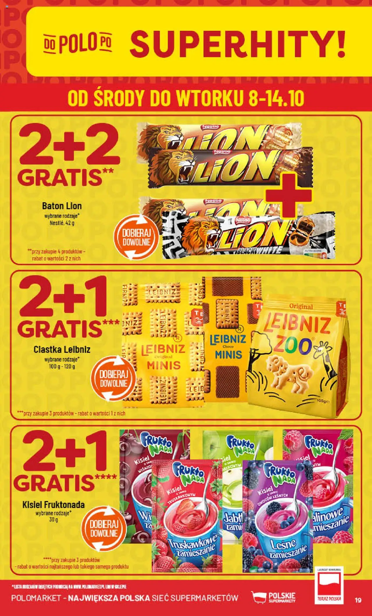 POLOmarket Gazetka od 08.10.2025 | Strona: 19 | Produkty: Baton
