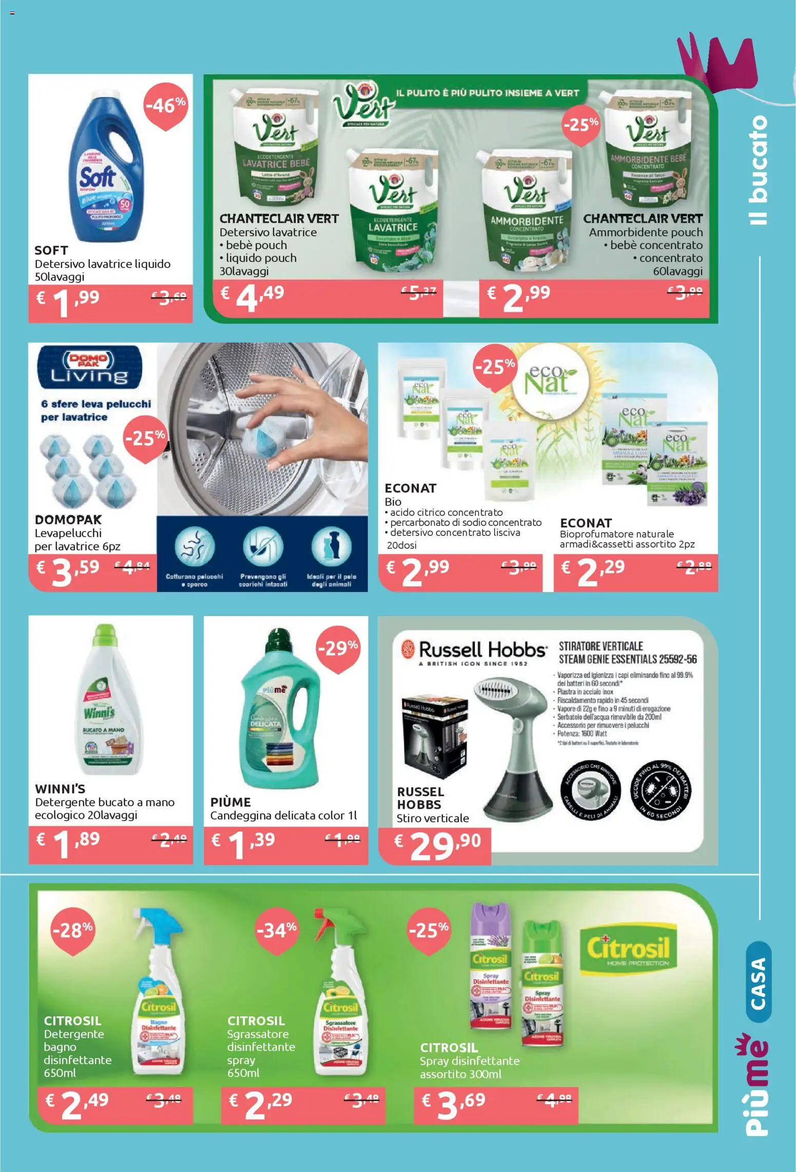 Volantino IperSoap del 01.12.2025 | Pagina: 3 | Prodotti: Stiratore verticale, Detergente, Candeggina, Sgrassatore