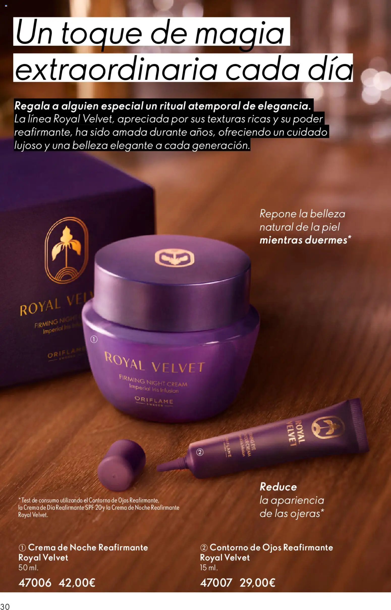 Oriflame - Catálogo Campaña 16 │ válido desde el 19.11.2025 | Página: 30 | Productos: Crema, Crema de día, Crema de noche