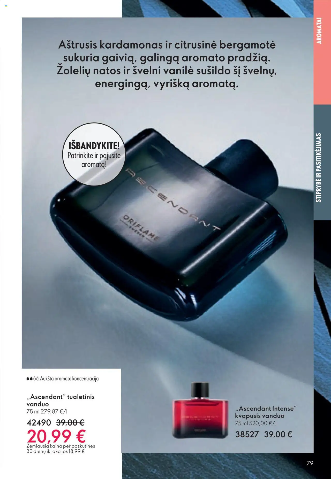 Oriflame akcijos nuo 08.10.2025 | Puslapis: 79 | Prekių: Kvapusis vanduo, Tualetinis vanduo