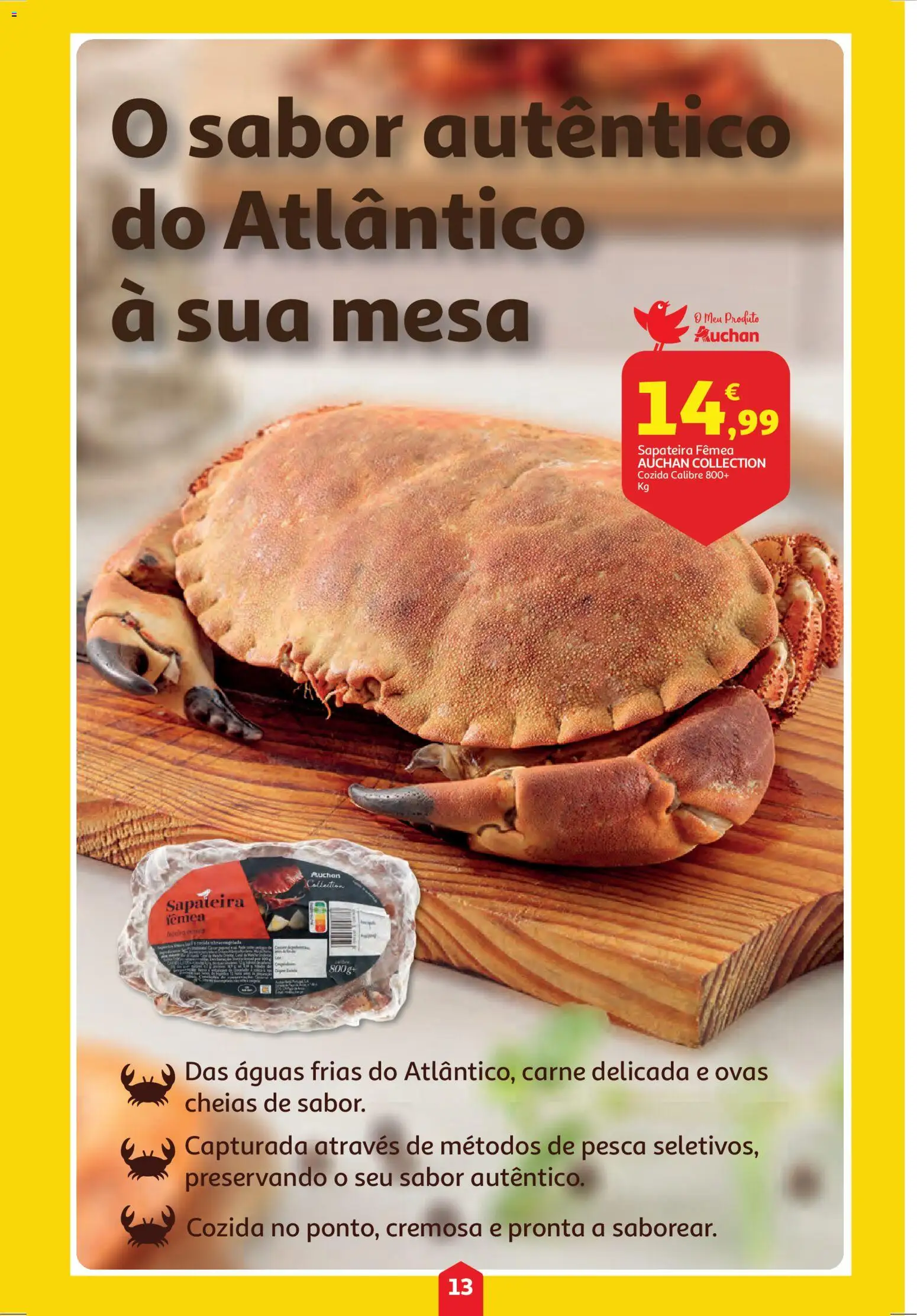 Auchan folheto │ válido de 04.12.2025 | Página: 13 | Produtos: Mesa, Sapateira, Carne