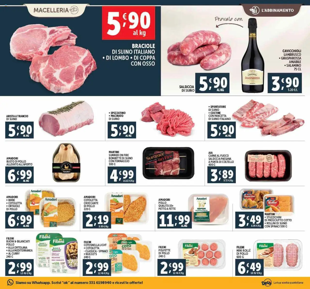 Volantino Decò del 12.09.2025 | Pagina: 5 | Prodotti: Nuggets, Suino, Melanzane, Polpette