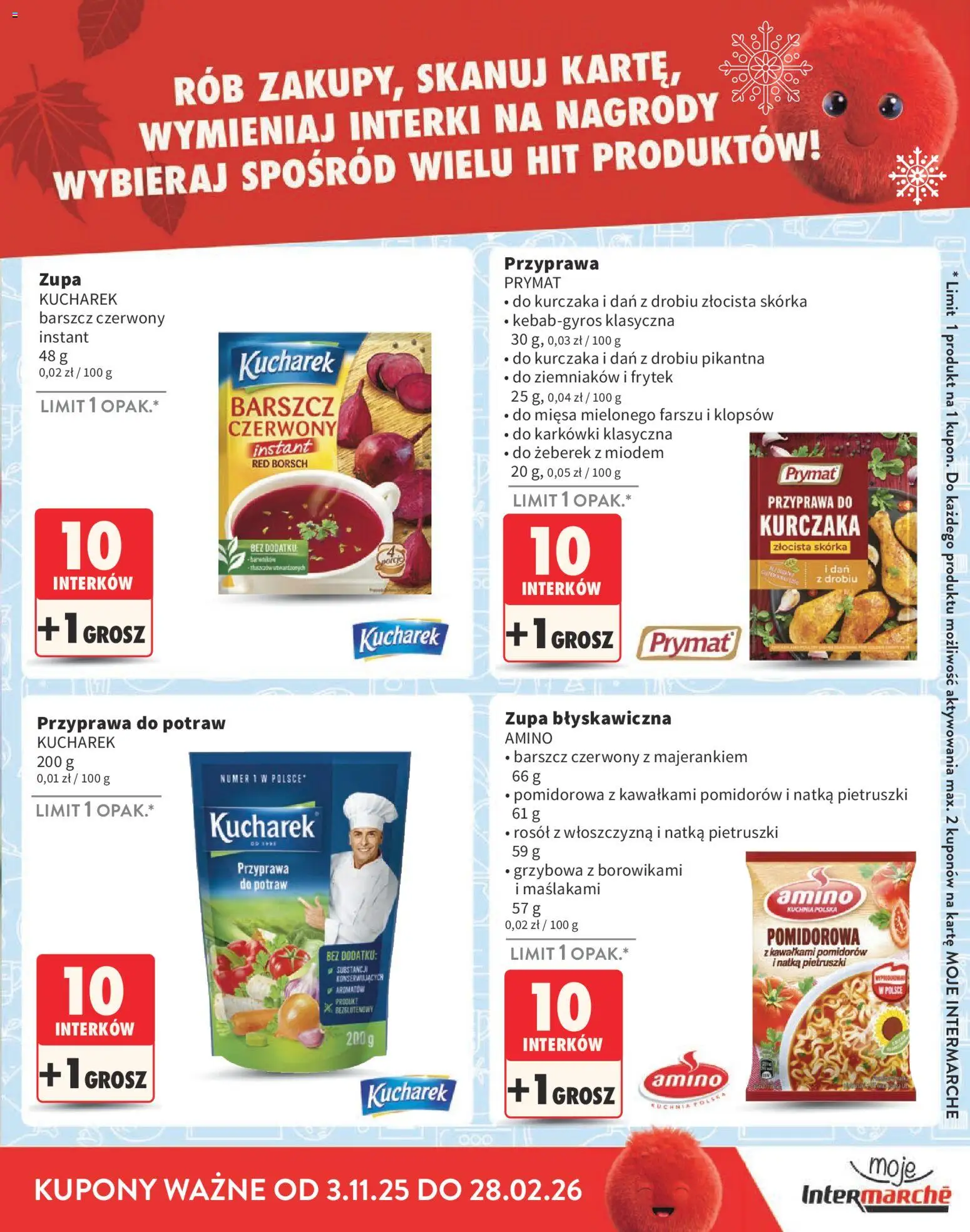 Intermarche - Katalog nagród od 03.11.2025 | Strona: 3 | Produkty: Barszcz, Zupa