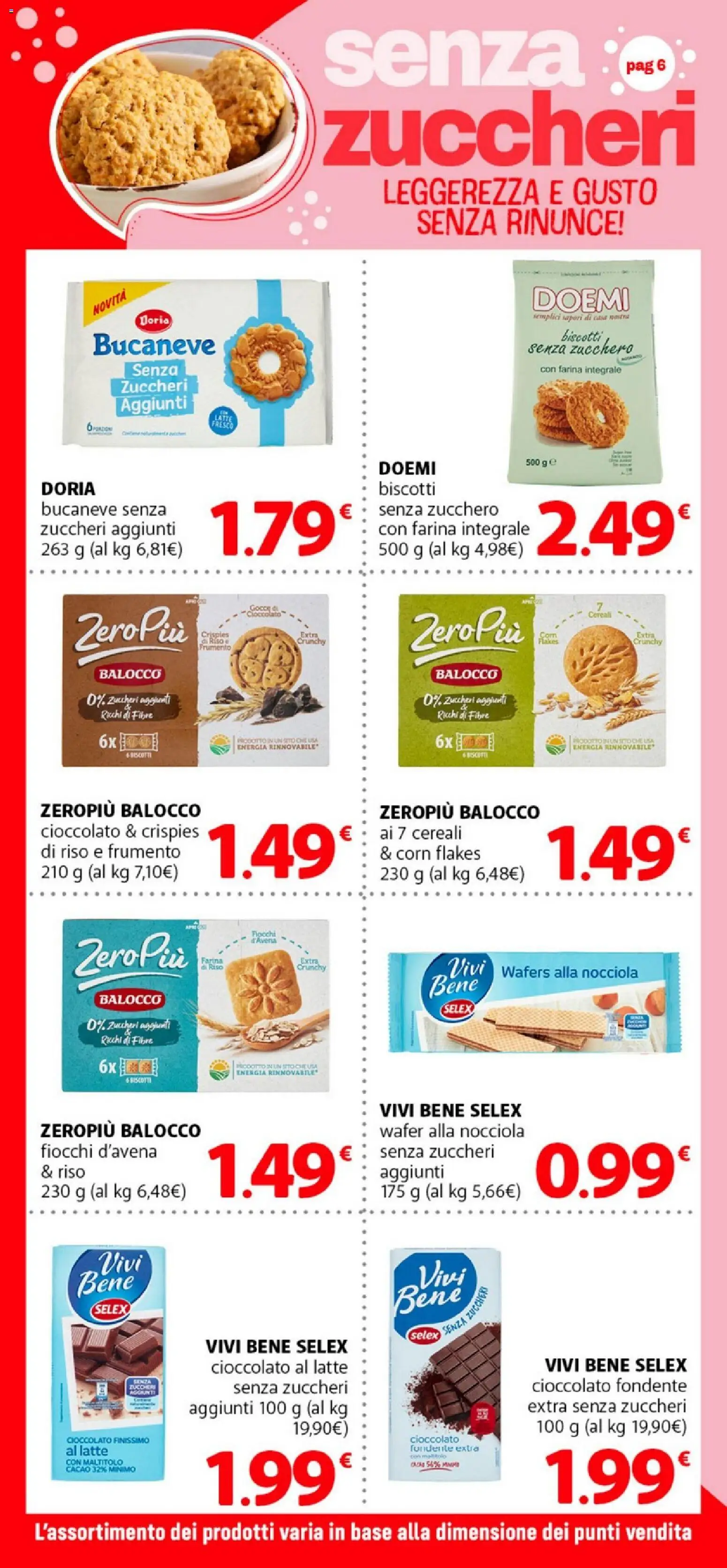 Volantino DOK del 10.04.2026 | Pagina: 6 | Prodotti: Cioccolato, Riso, Latte, Cacao