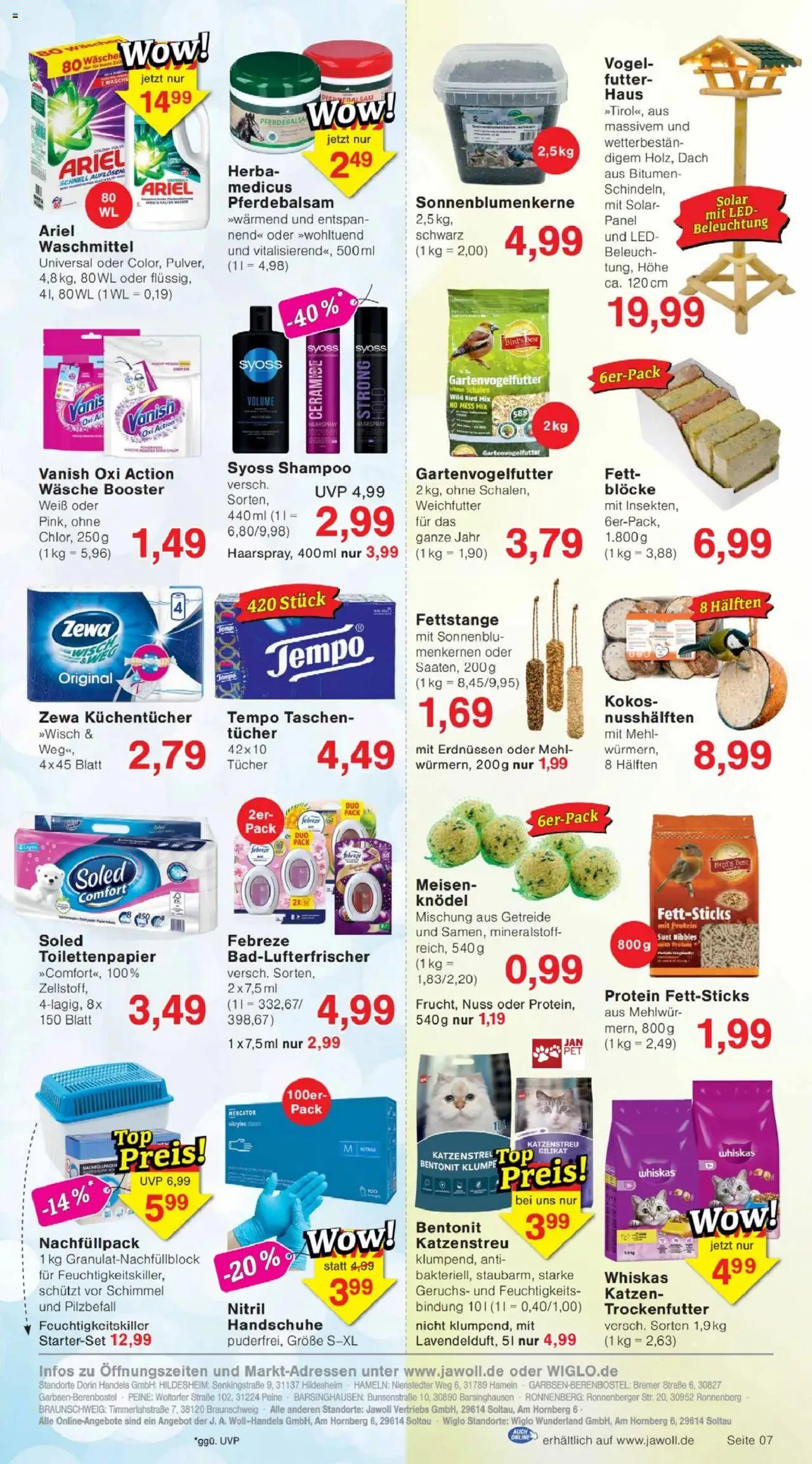 Jawoll Prospekt – gültig ab 13.10.2025 | Seite: 11 | Produkte: Ariel, Waschmittel, Getreide, Toilettenpapier