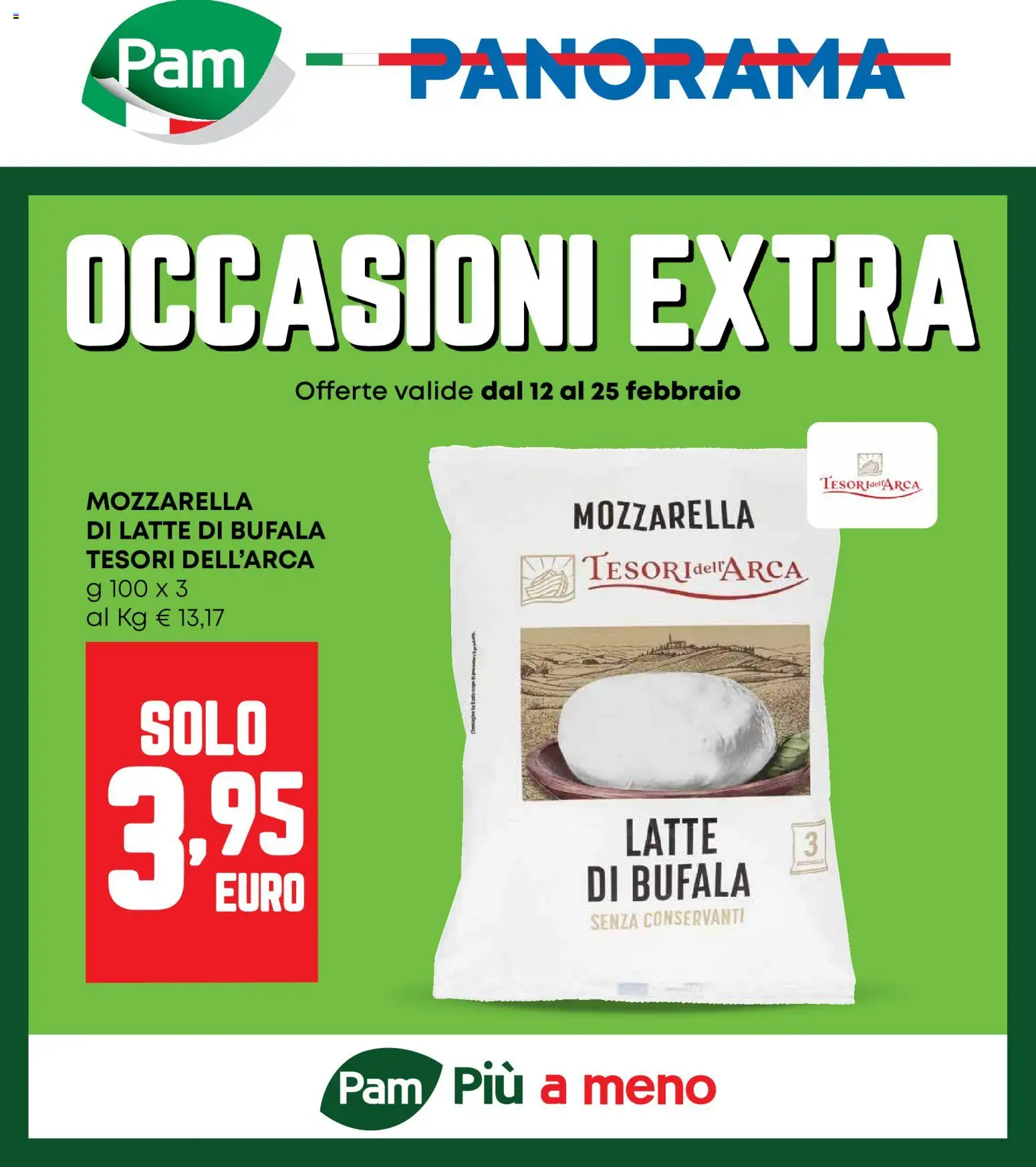 Volantino Panorama del 12.02.2026 | Pagina: 1 | Prodotti: Mozzarella, Latte