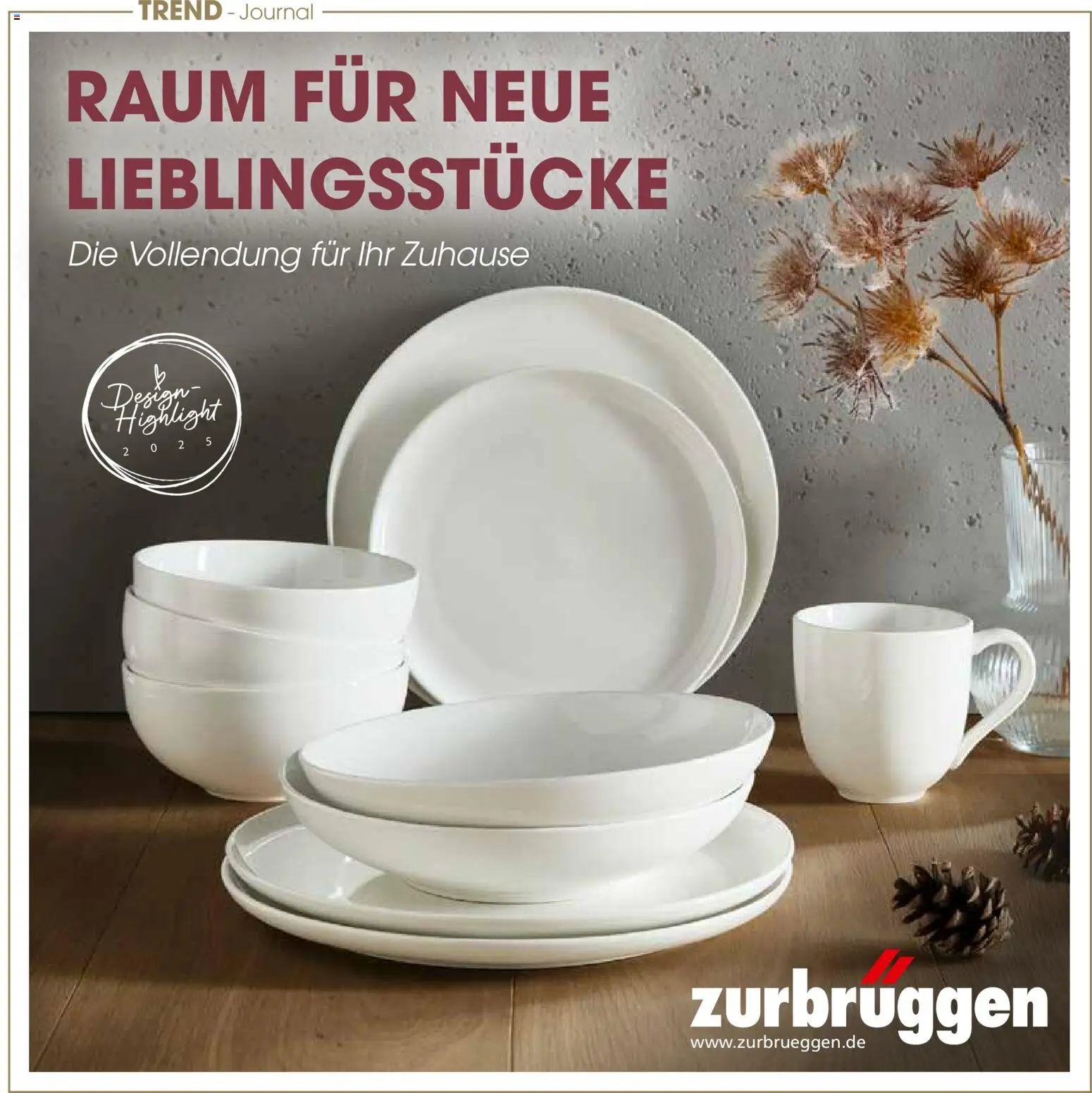 Zurbrüggen Trend-Journal Herbst – gültig ab 21.10.2025 | Seite: 1
