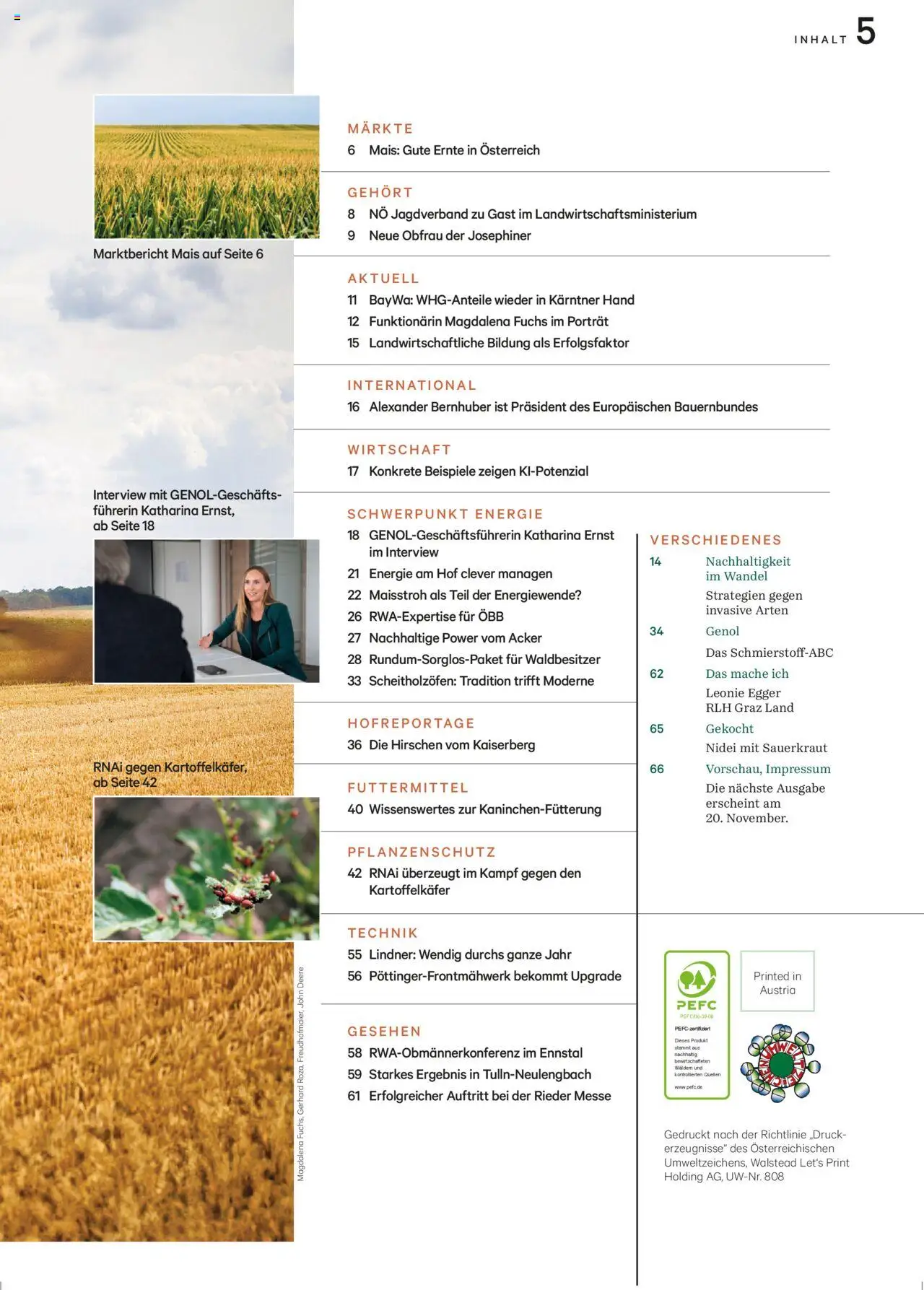 Lagerhaus Unser Land Oktober 2025 gültig ab 01.11.2025 | Seite: 5