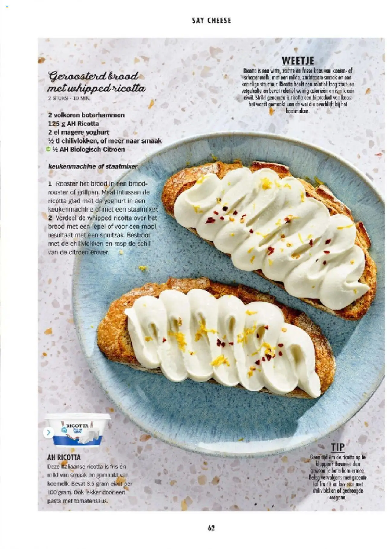  | Pagina: 62 | Producten: Yoghurt, Pasta, Ricotta, Rooster