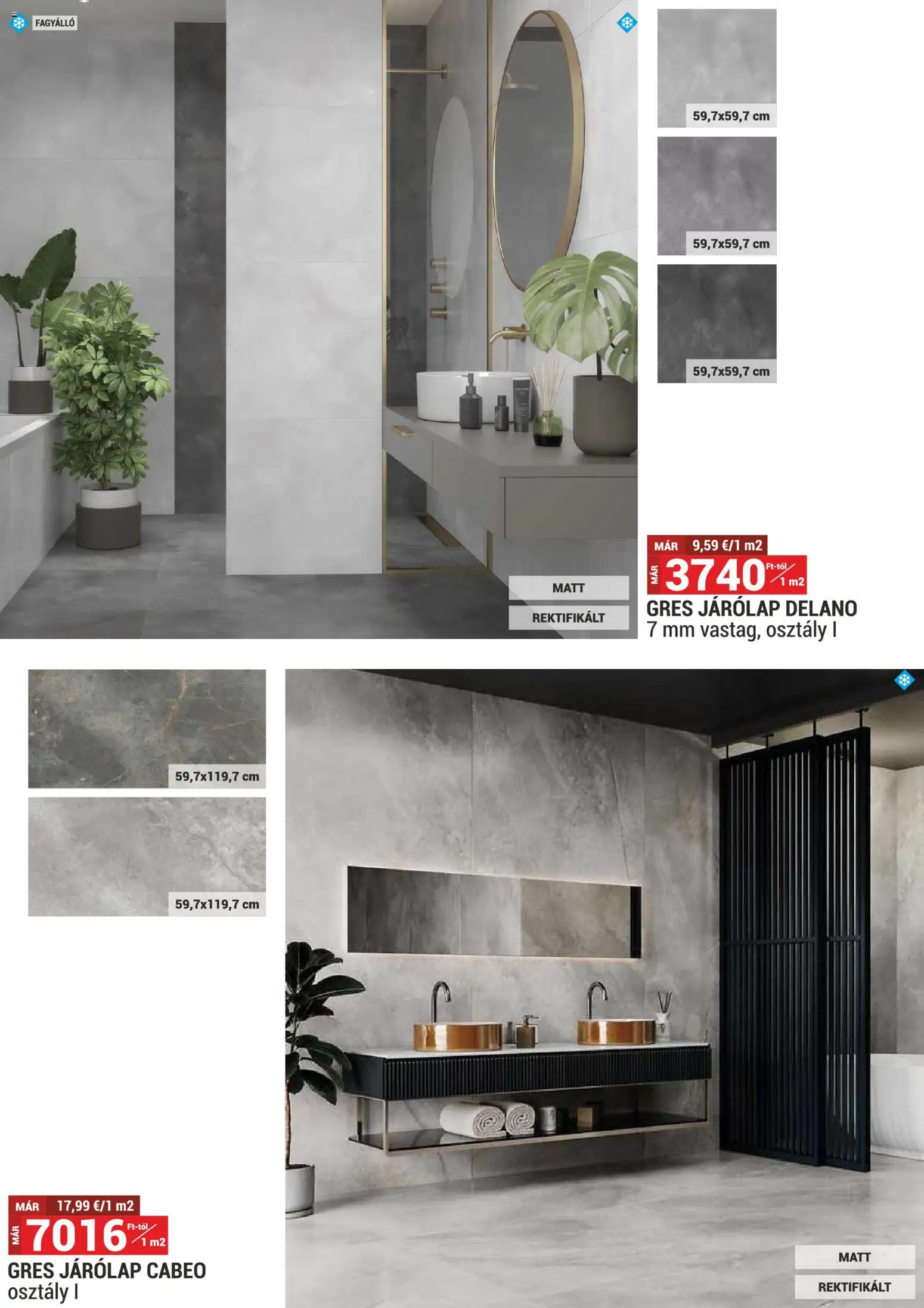 Merkury Market akciós ujság - amely érvényes a következő dátumtól: 01.03.2026 | Oldal: 36 | Termékek: Gres, Járólap