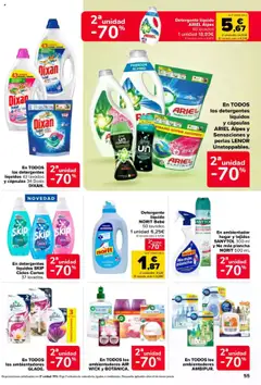 Carrefour folleto │ válido desde el 24.07.2025 | Página: 55 | Productos: Detergente, Detergente líquido, Plancha