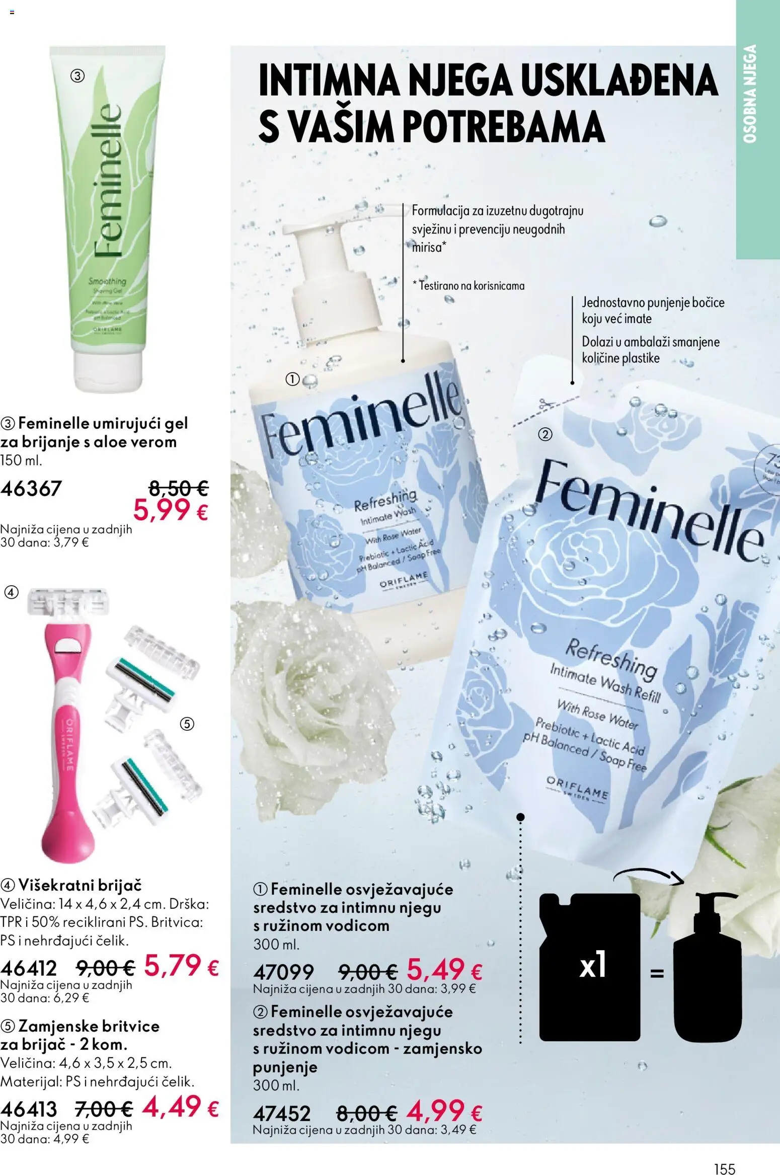 Oriflame katalog | vrijedi od 19.11.2025 | Stranica: 155 | Proizvodi: Brijač, Zamjenske britvice