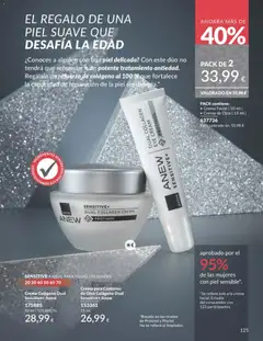 Vista previa Crema Colágeno Dual Sensitive+ Anew, Crema Colágeno Dual Sensitive+ Anew 50 ml válido desde el 01.11.2025 | Página: 125 | Productos: Κρεμάστρα, Crema facial, Crema