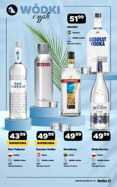 Netto gazetka - Mocna Kolekcja od 01.08.2025 | Strona: 19 | Produkty: Danzka Vodka, Vodka, Wódka