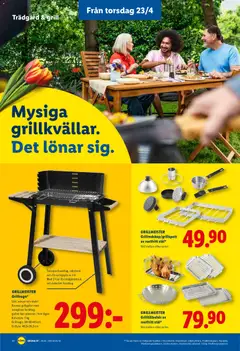 Lidl erbjudanden - Förhandsvisning av reklamblad från butik Lidl aktuell från 20.04.2026 | Sida: 23 | Produkter: Grill, Grillvagn