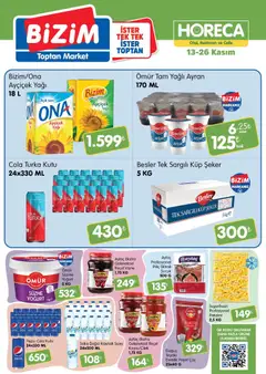 13.11.2025 tarihinden itibaren geçerli olan Bizim Toptan kataloğu önizlemesi