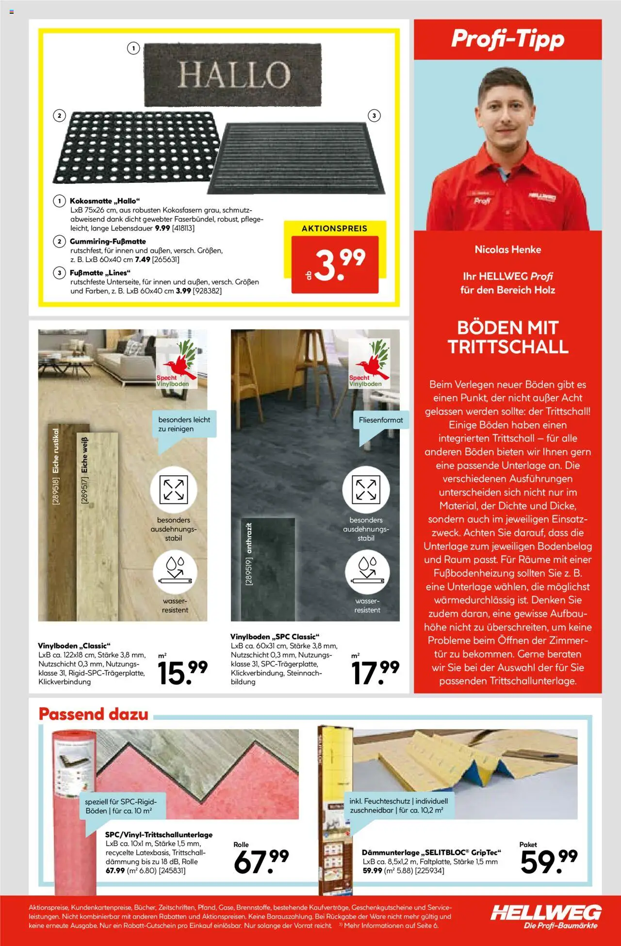 HELLWEG Flugblatt gültig ab 16.10.2025 | Seite: 5 | Produkte: Wasser