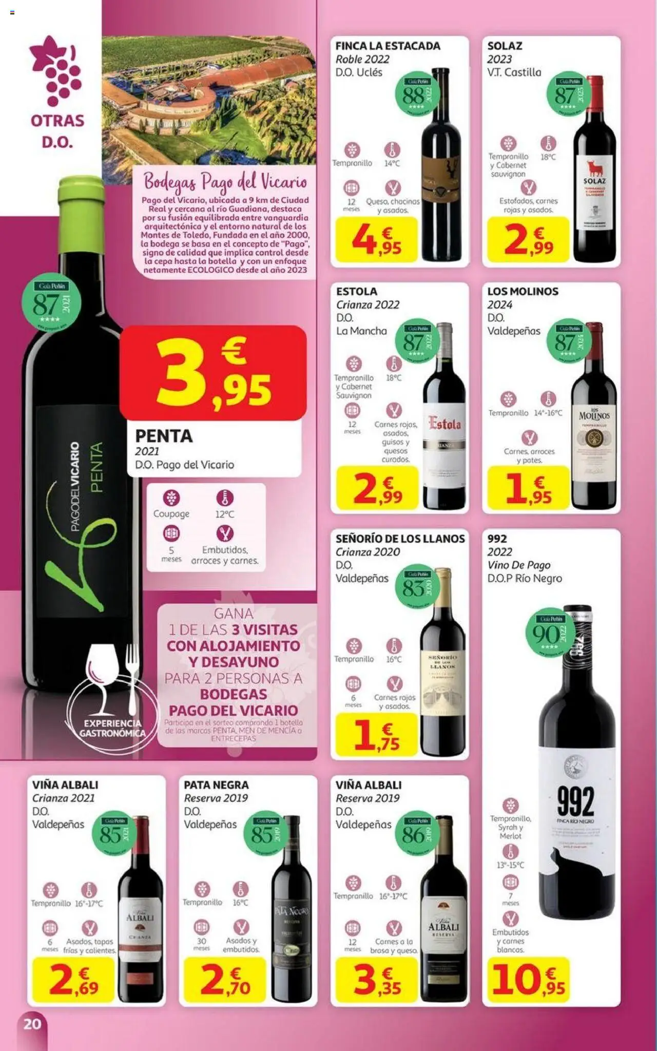 Alcampo - HG Andalucía │ válido desde el 06.10.2025 | Página: 20 | Productos: Vino, Νυχτικό