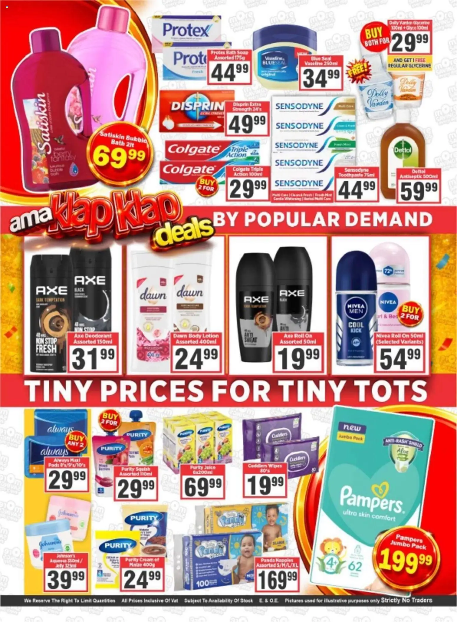 New Big Save catalogue – valid from 25.02.2026 | Page: 2 | Products: Bed, Bath, Pads, Deodorant