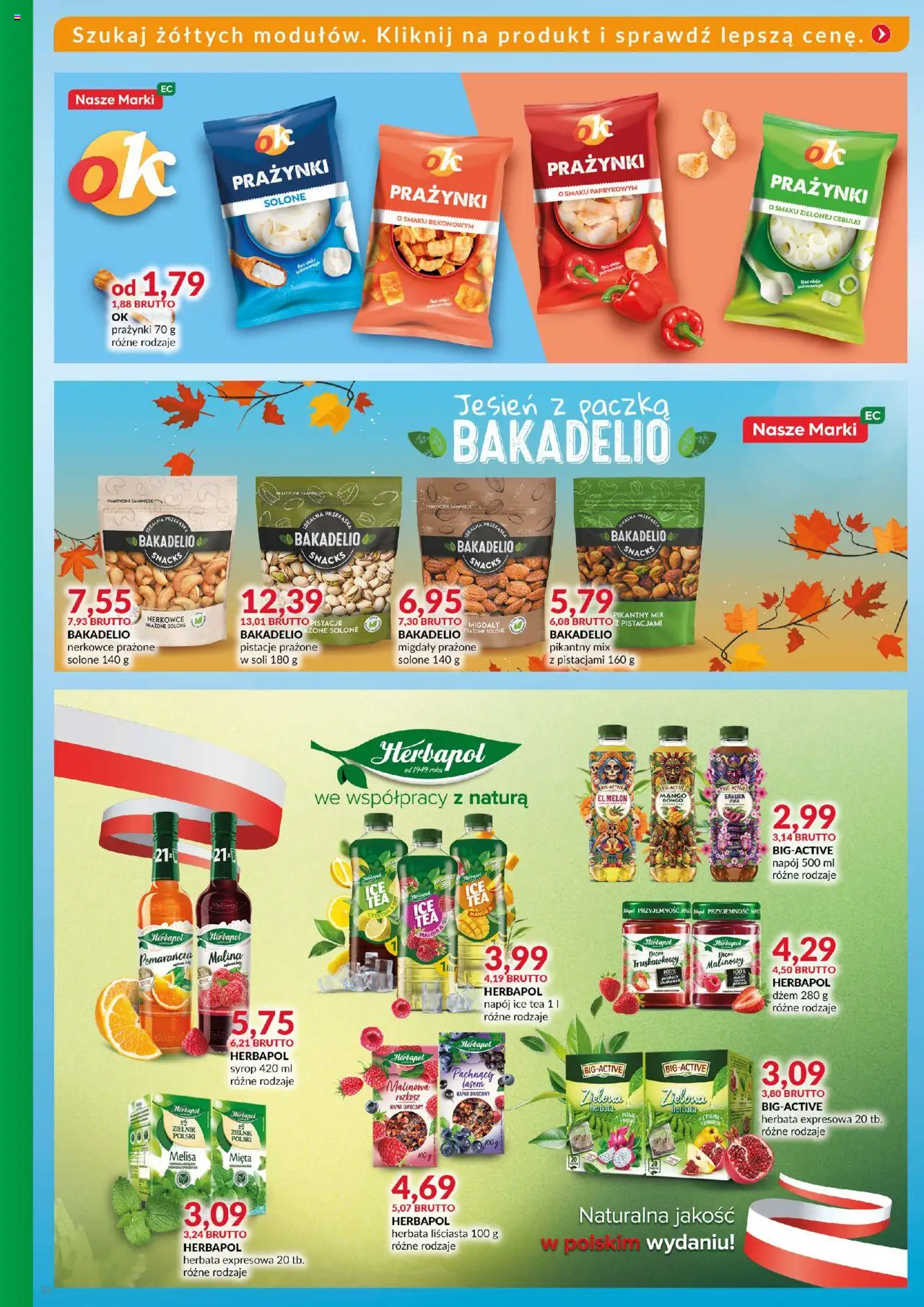 Eurocash Gazetka - Katalog Artykułów Spożywczych od 21.09.2025 | Strona: 53 | Produkty: Mango, Ice Tea, Mięta, Dżem
