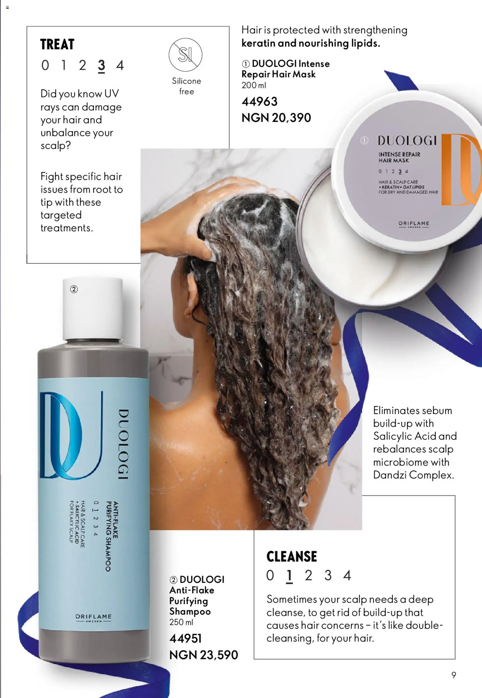 Oriflame - Catalogue 12/2025 valid from 01.12.2025 | Page: 9 | Products: Hair mask, Mask, Shampoo