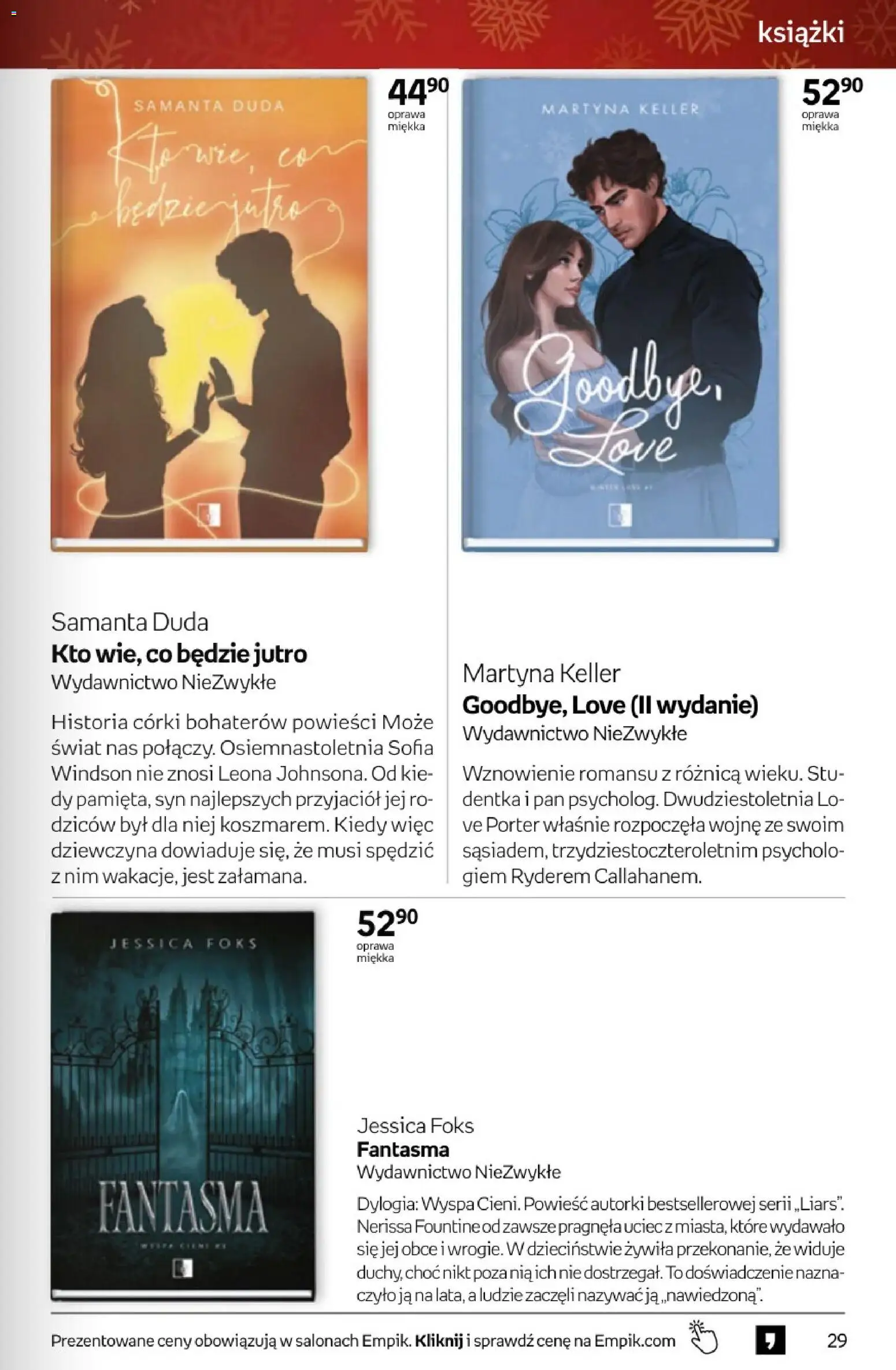 Empik promocje - Tom kultury Książki od 10.12.2025 | Strona: 29 | Produkty: Książki