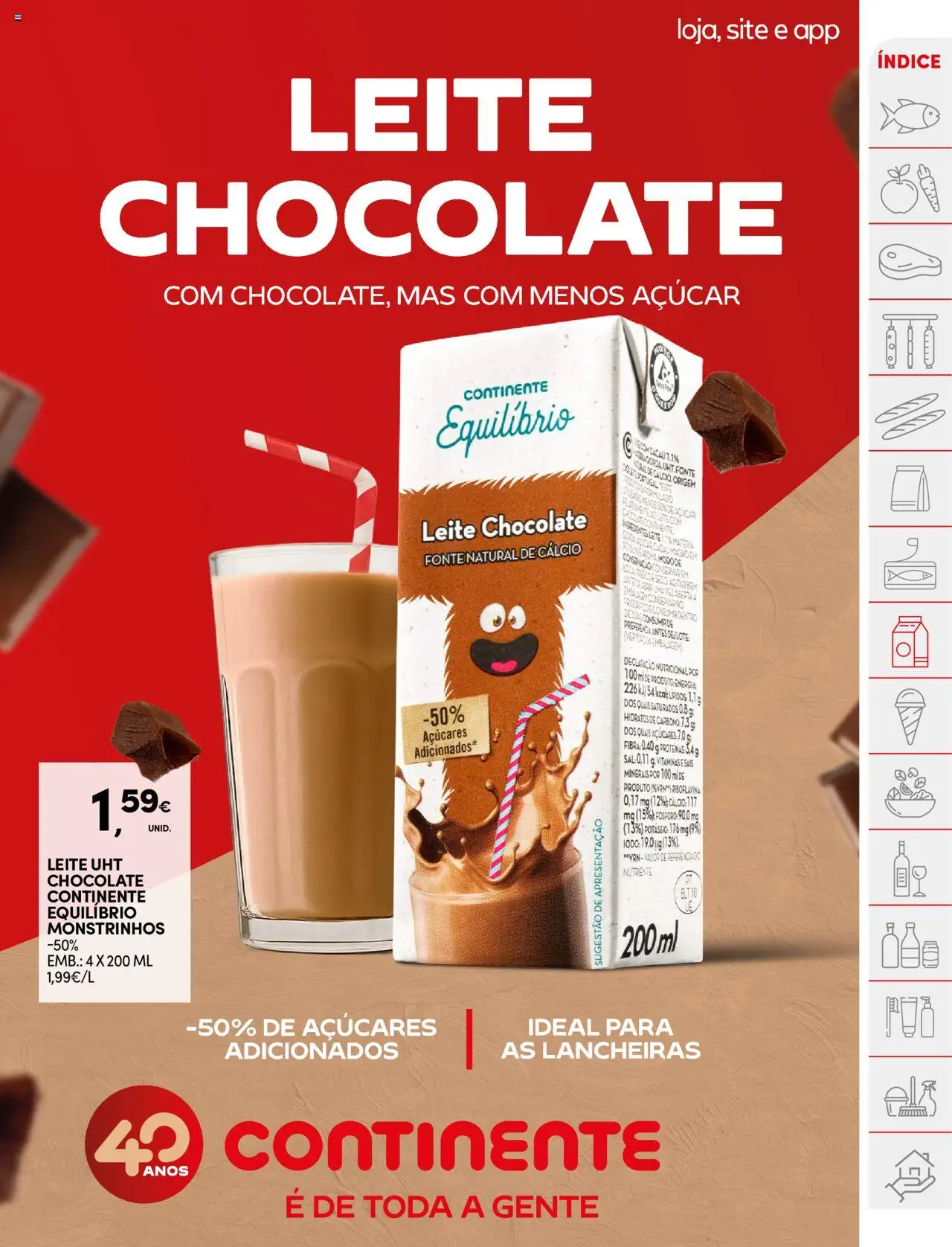 Continente folheto │ válido de 09.09.2025 | Página: 29 | Produtos: Cálcio, Sal, Leite, Açúcar