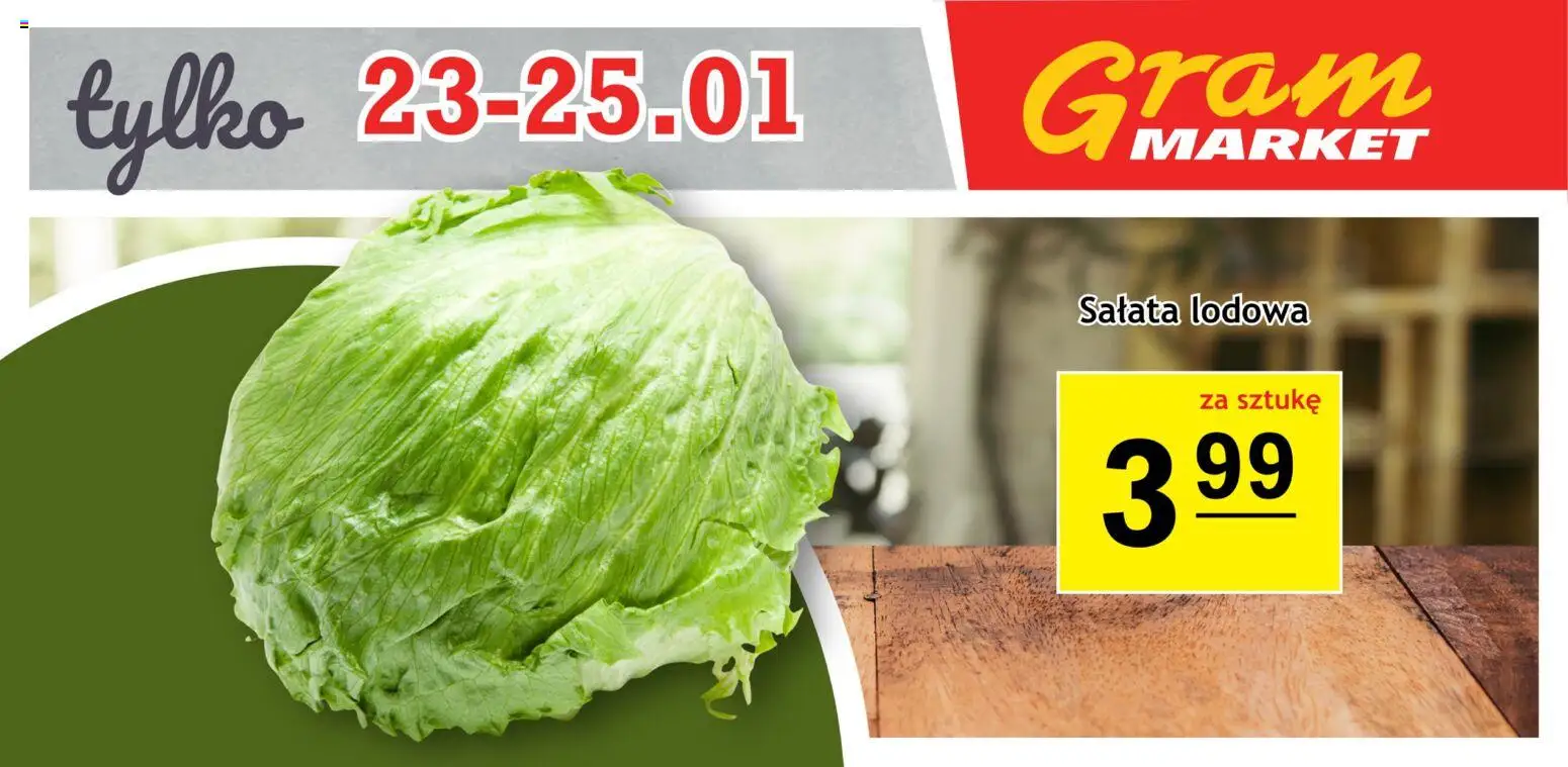 Gram Market Gazetka - Niesłychanie Niskie Ceny od 23.01.2026 | Strona: 1