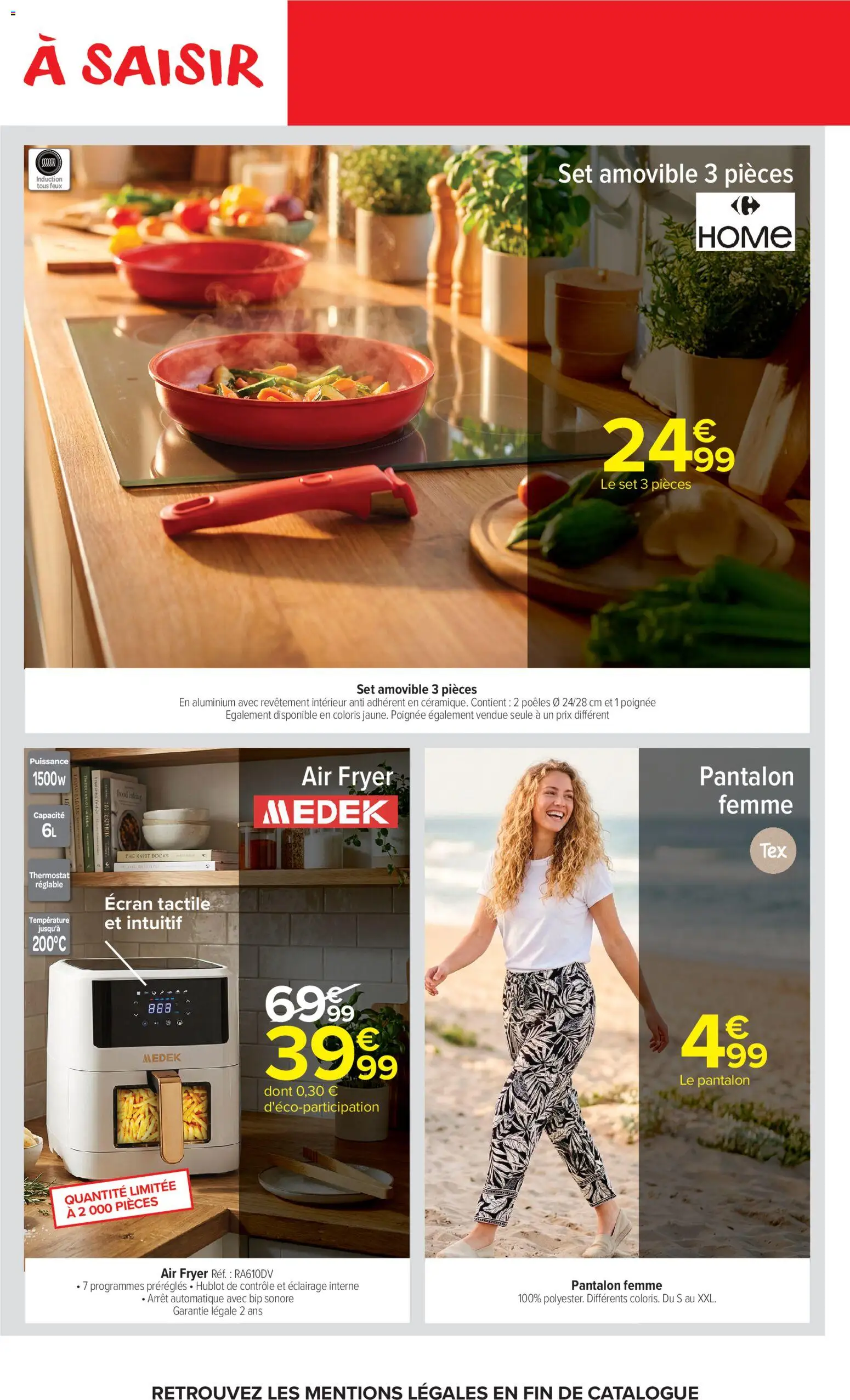 {H1} | Page: 39 | Produits: Air fryer, Pantalon, Thé