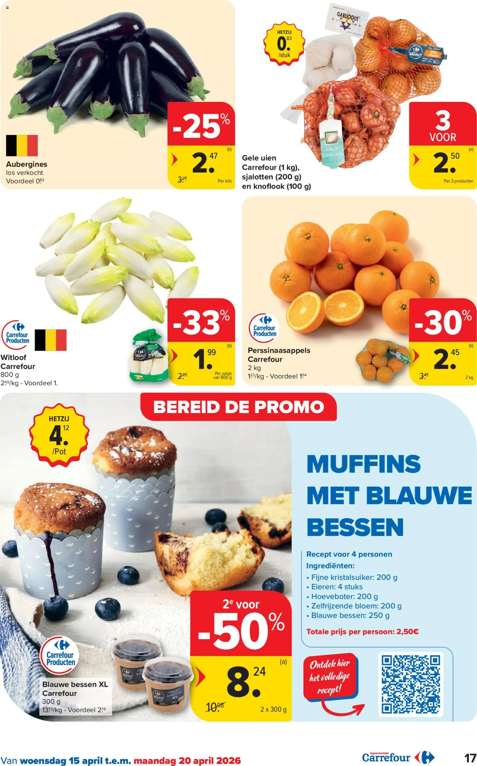 {H1} | Pagina: 17 | Producten: Knoflook, Muffins, Eieren