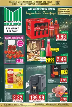 Marktkauf Prospekt 	 ab 22.12.2025 gültig