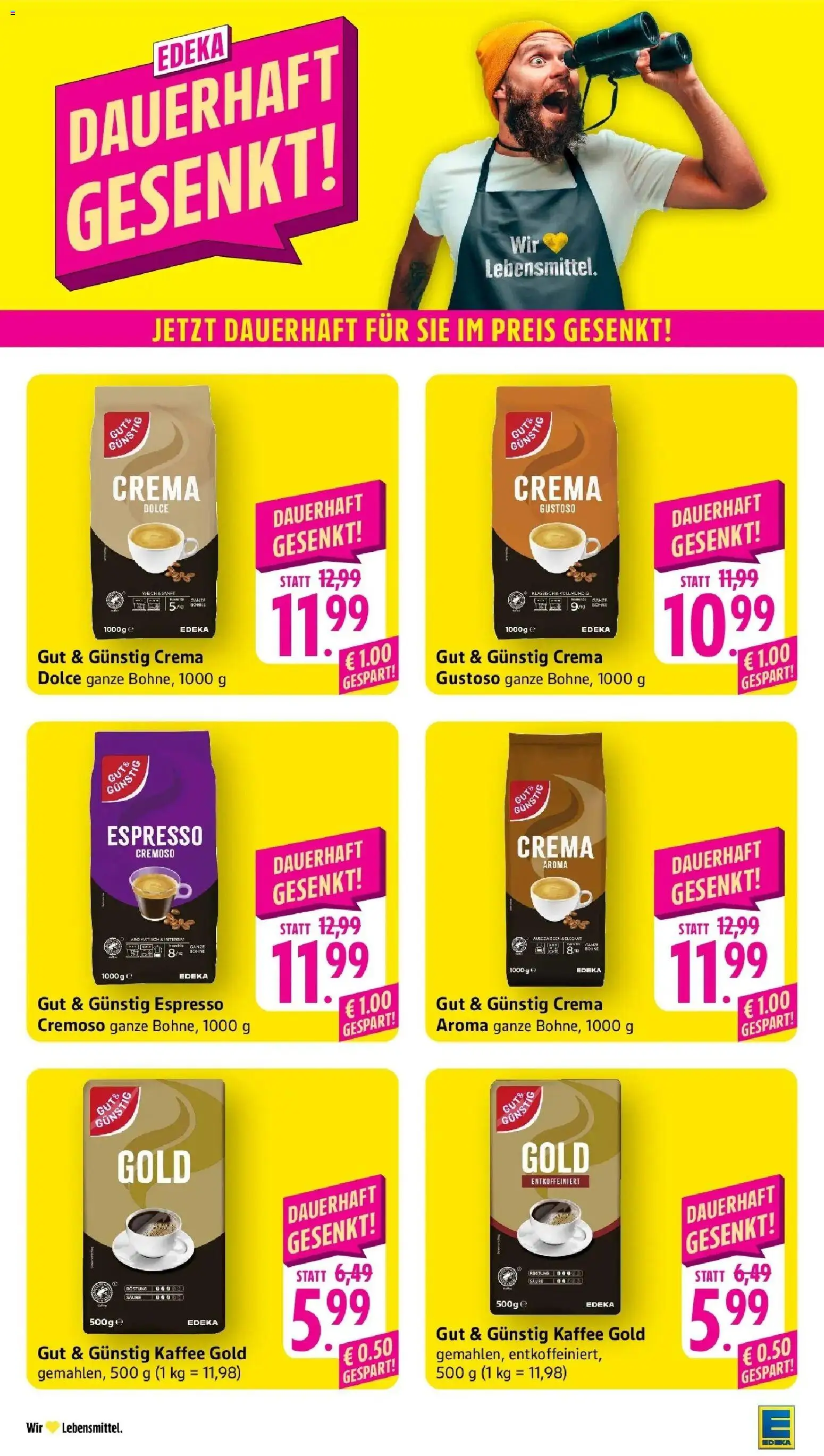 Edeka prospekt Friedrichsthal	 – gültig ab 16.03.2026 | Seite: 32 | Produkte: Kaffee