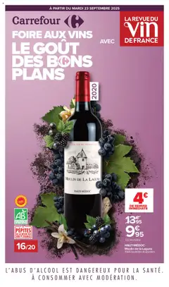 Carrefour - Prévisualisation de Carrefour Catalogue: Foire aux vins d'automne valide à partir de 23.09.2025