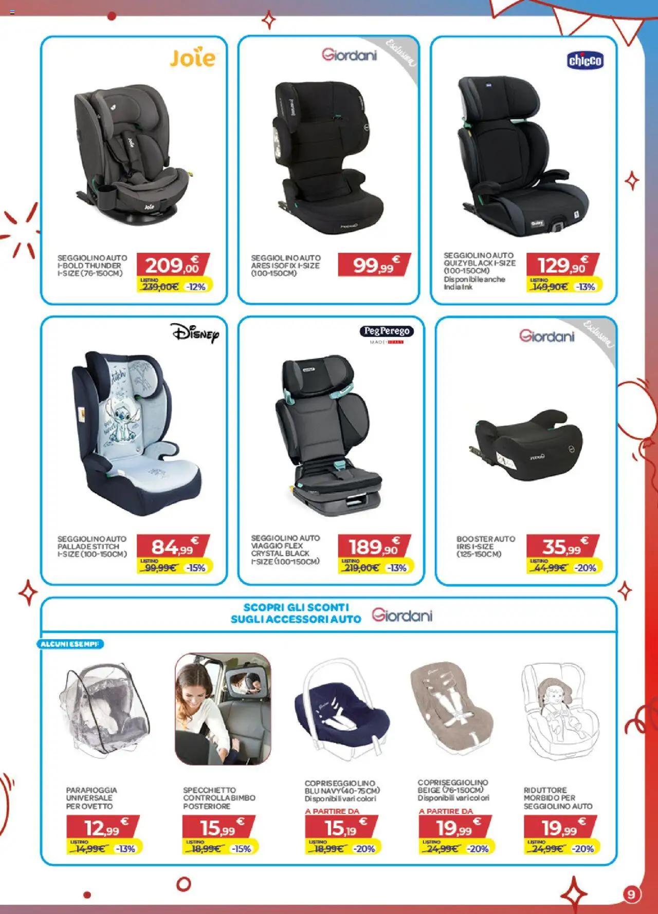 Volantino Bimbo store del 02.10.2025 | Pagina: 9 | Prodotti: Seggiolino