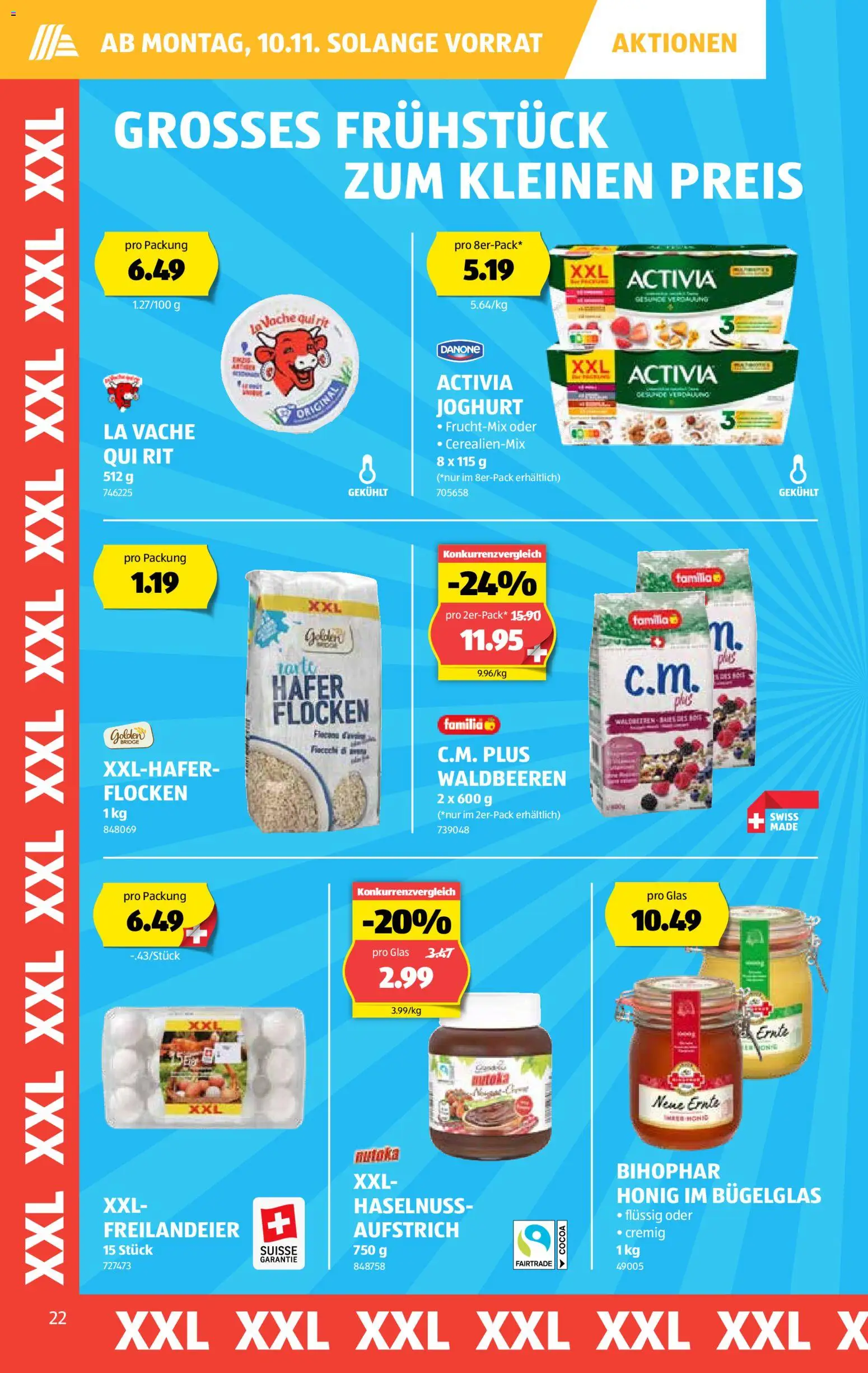 Aldi Aktionen – gültig ab 06.11.2025 | Seite: 23 | Produkte: Joghurt, Flocken