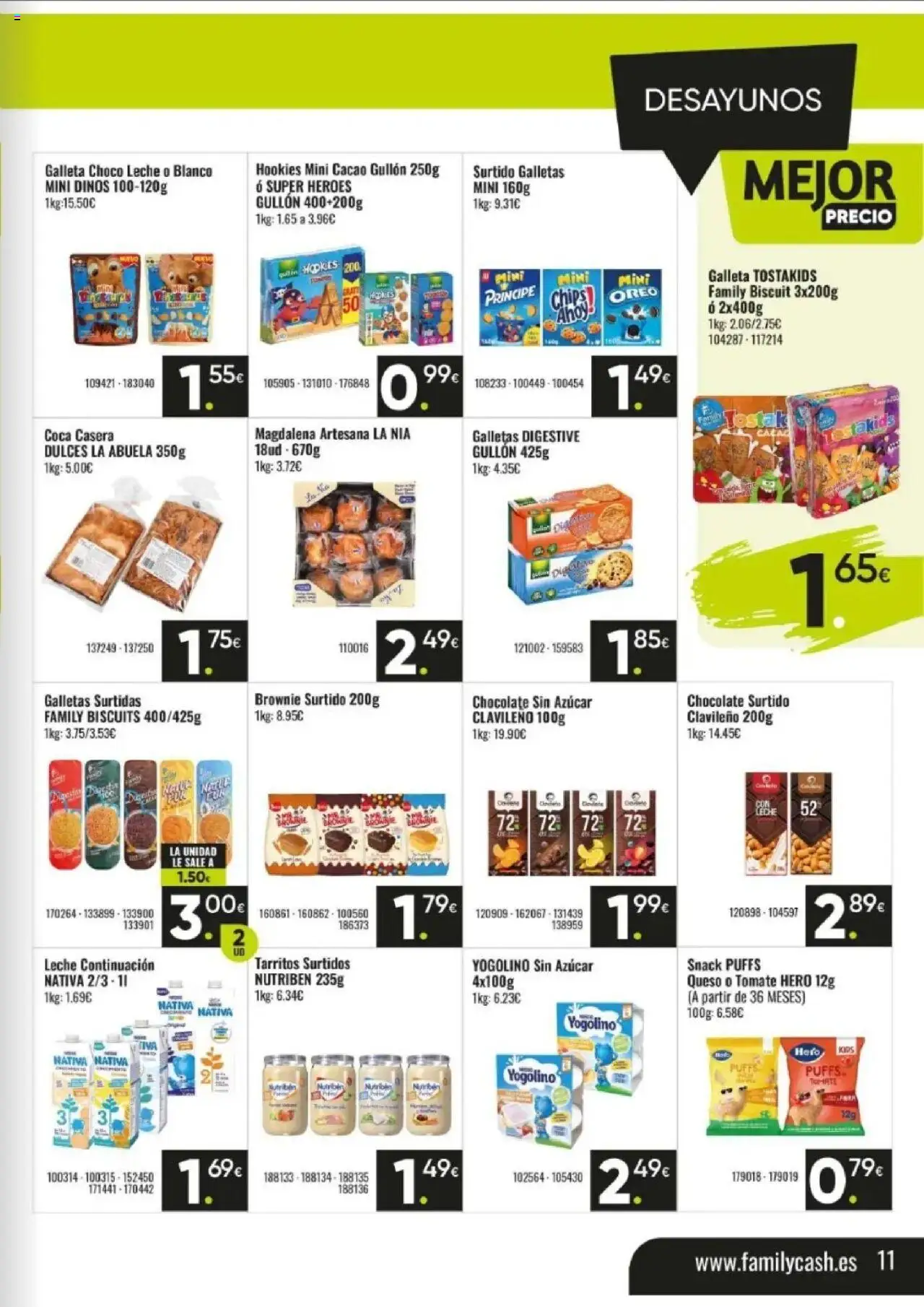 Family Cash folleto │ válido desde el 09.06.2025 | Página: 11 | Productos: Queso, Chocolate, Galletas, Φρυγανιές σικάλεως