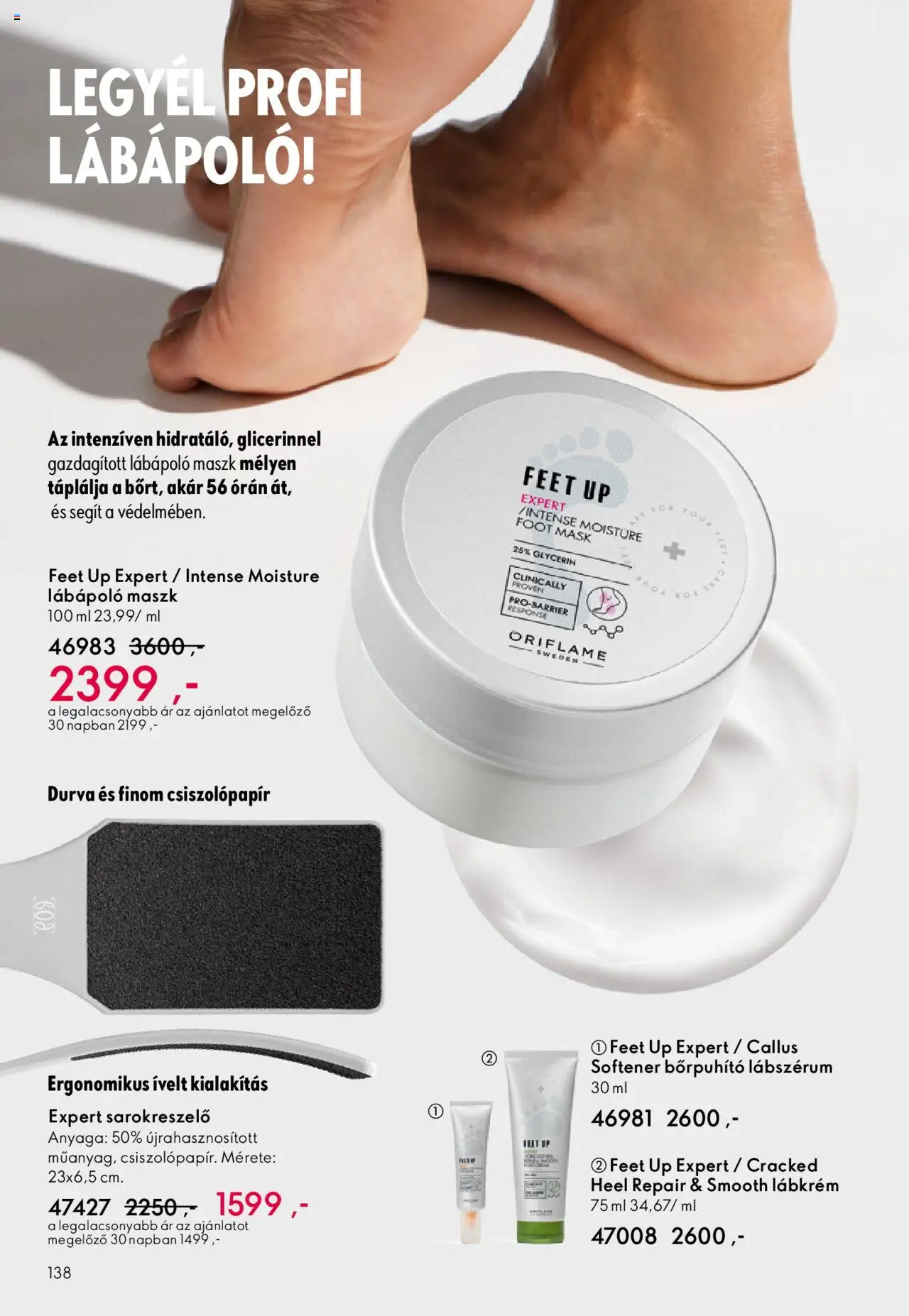 Oriflame akciós ujság - amely érvényes a következő dátumtól: 01.10.2025 | Oldal: 138 | Termékek: Csiszolópapír, Maszk
