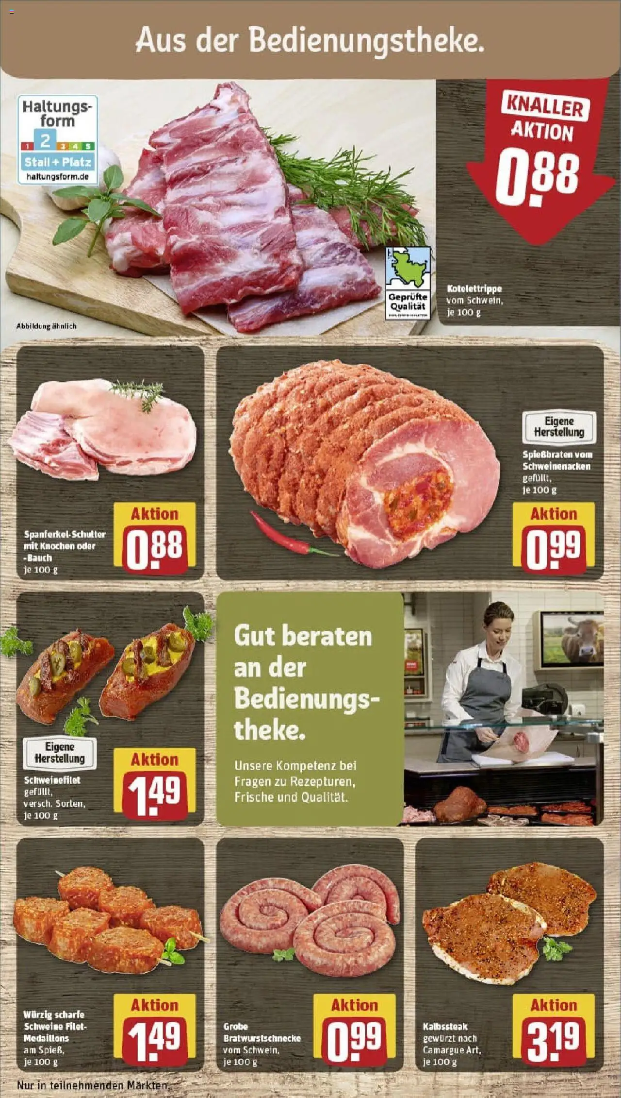 Rewe prospekt Süderbrarup	 - gültig ab dem 06.07.2025 | Seite: 10 | Produkte: Schweinenacken, Schweinefilet