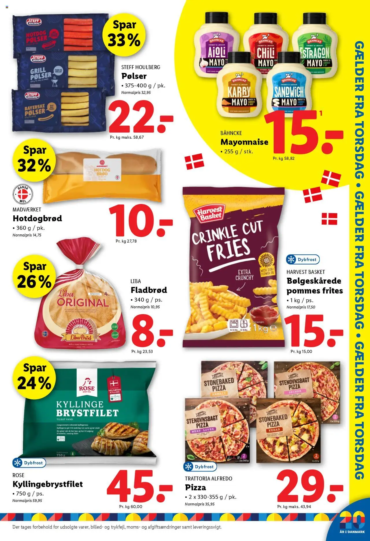 Lidl Tilbudsavis gyldig fra 24.08.2025 | Side: 27 | Produkter: Brød, Pølser, Skinke, Grill