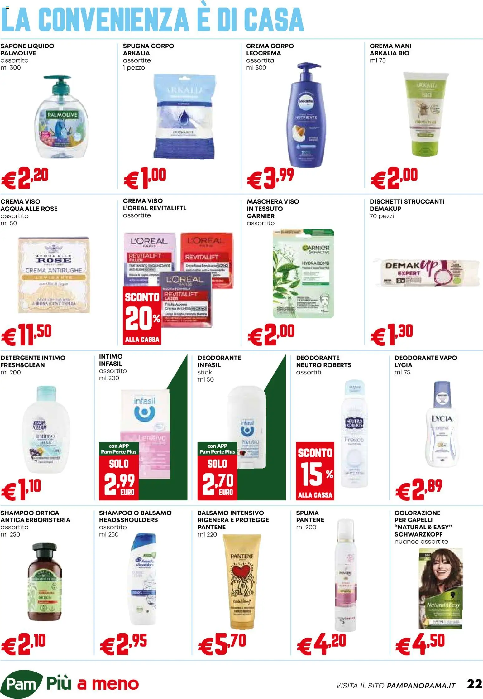 Volantino PAM del 18.12.2025 | Pagina: 22 | Prodotti: Spugna, Shampoo, Balsamo, Maschera