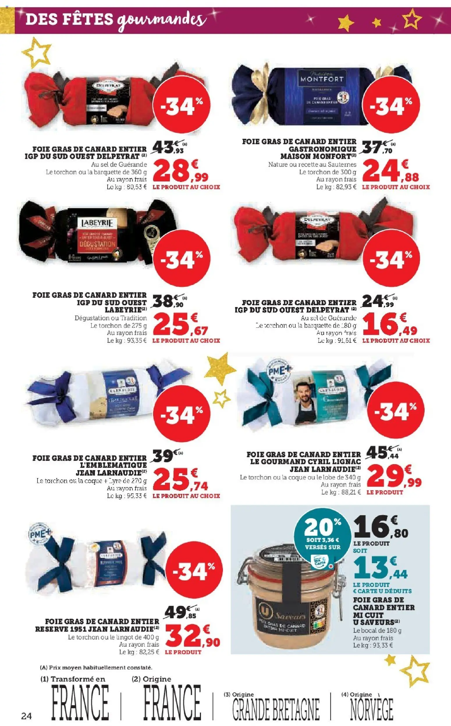 {H1} | Page: 24 | Produits: Foie Gras de Canard, Torchon, Gras de canard entier, Sel