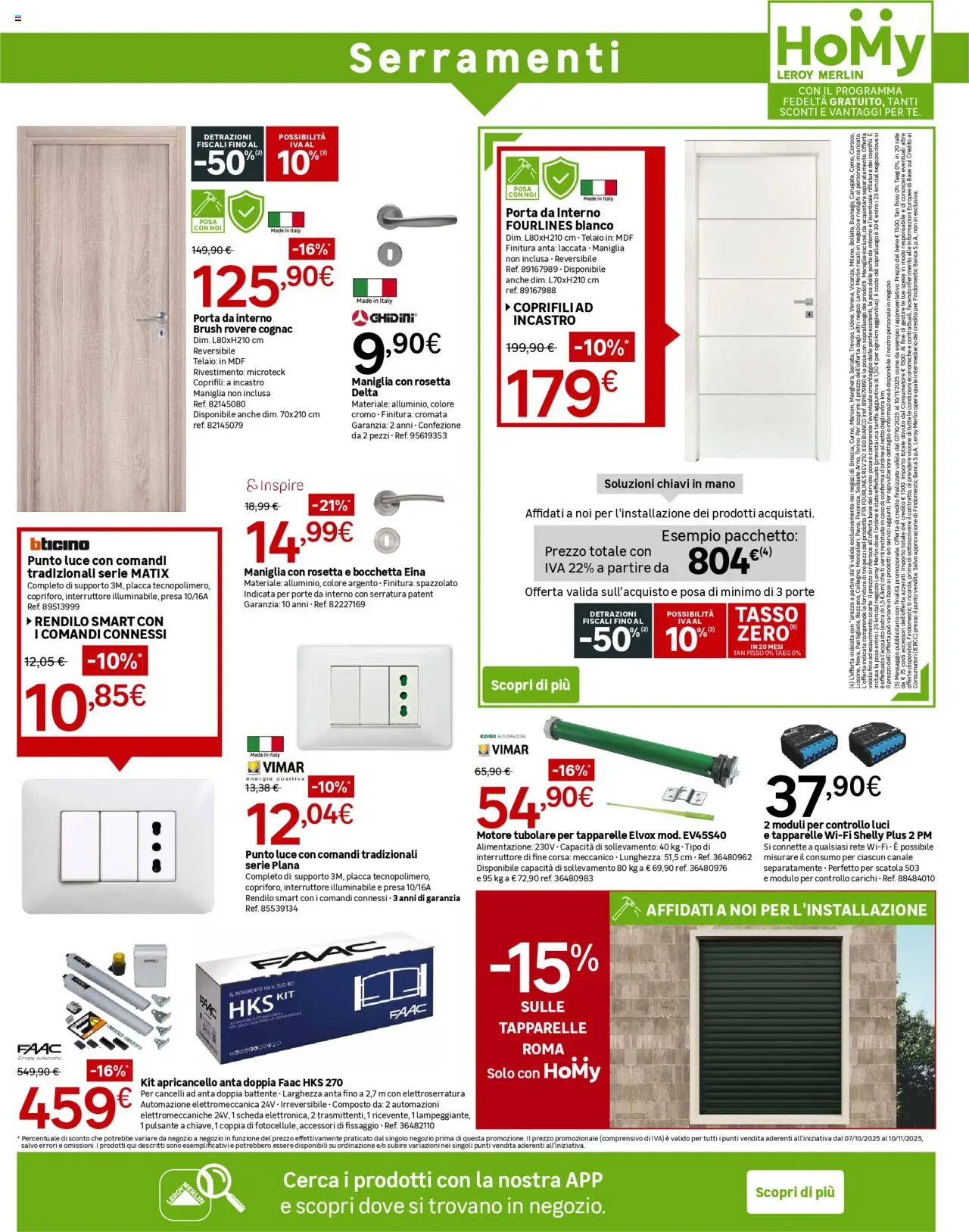 Volantino Leroy Merlin del 07.10.2025 | Pagina: 13 | Prodotti: Presa, Scatola