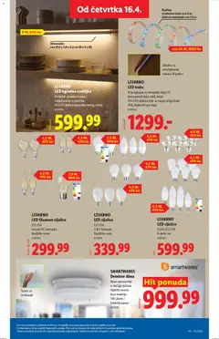 LIVARNO LED filament sijalice, E27, E14, komad ili 2 komada, Različite vrste - pregled Lidl kataloga - važi od 16.04.2026 | Strana: 77