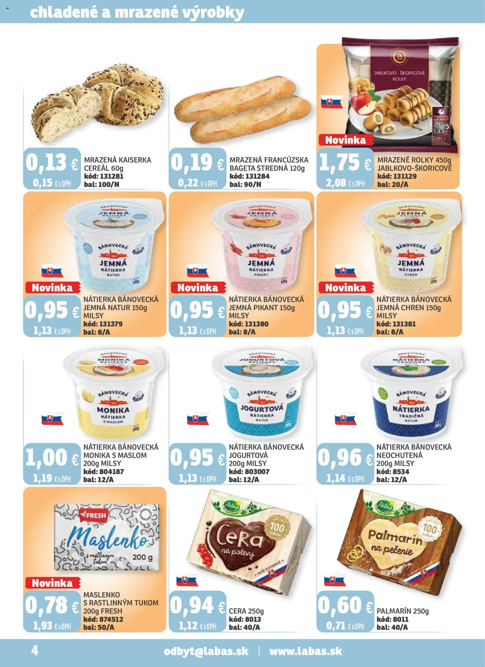Nové Labaš akcie – leták je platný od 28.11.2025 | Strana: 4 | Produkty: Chren, Palmarin